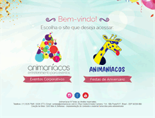 Tablet Screenshot of animaniacos.com.br